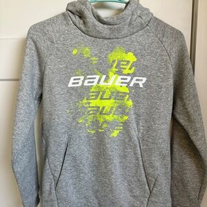 Bauer Gray Kids Hoodie- Size Medium
